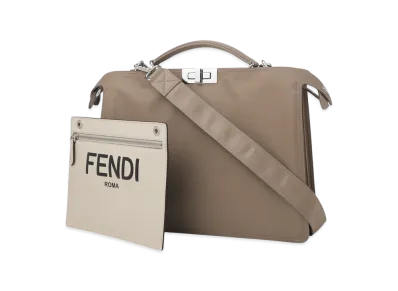 FENDI 2Way Handbag/Shoulder Bag/Peekaboo ISeeU Medium "Beige"