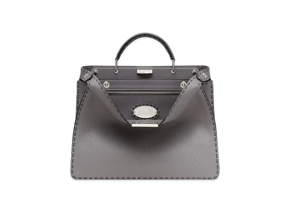 FENDI フェンディ セレリア ピーカブー ミディアム アスファルトグレー