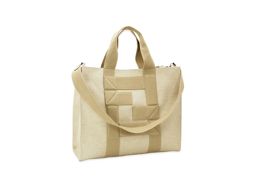 FENDI Tote Bag (with shoulder strap) Shopping Bag "Grezzo/Camellia"