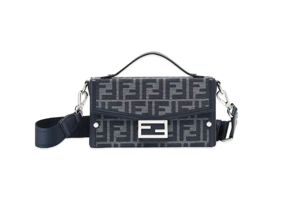 FENDI Soft Trunk Baguette "Blue"