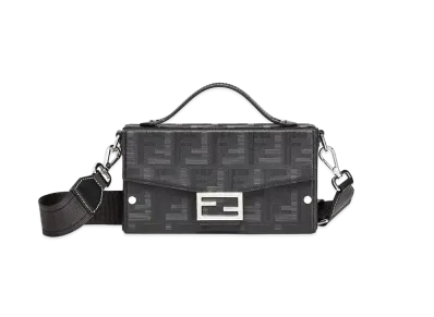 FENDI Soft Trunk Baguette "Black"