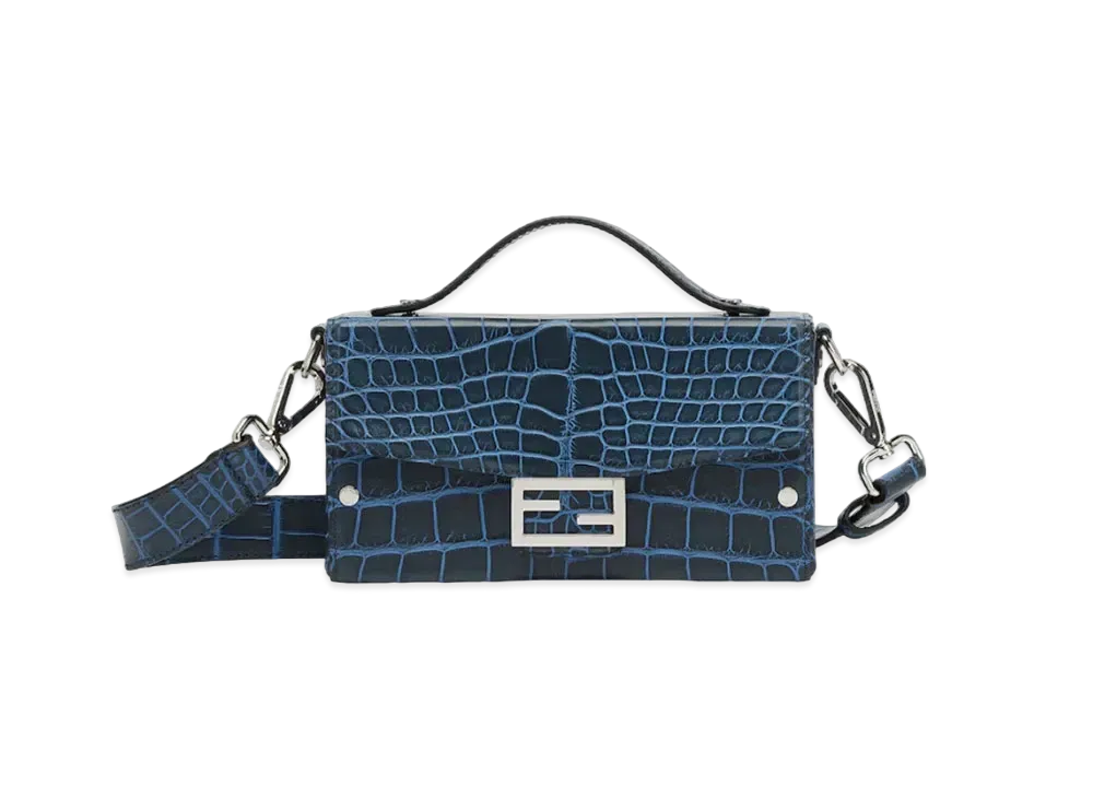 FENDI Baguette Soft Trunk "Blue"