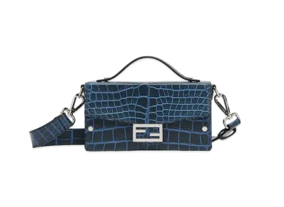 FENDI Baguette Soft Trunk "Blue"