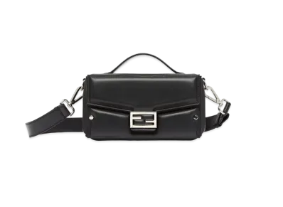 FENDI Soft Trunk Baguette "Black"