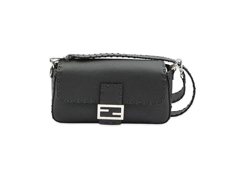 FENDI Baguette Shoulder Bag "Dark Gray"