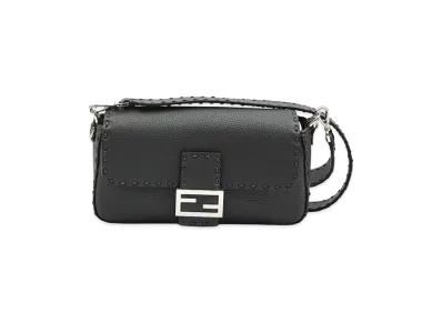 FENDI Baguette Shoulder Bag "Dark Gray"