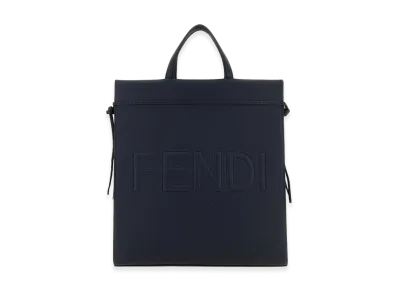 FENDI Medium Go To Shopper Shopping Bag "Midnight Blue"