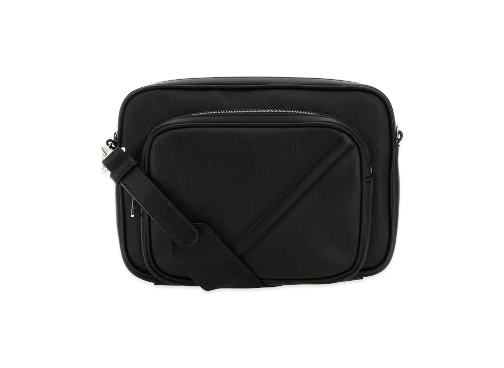 FENDI Leather Camera Case Duo Crossbody Bag "Black"