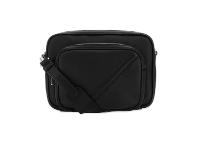 FENDI Leather Camera Case Duo Crossbody Bag "Black"