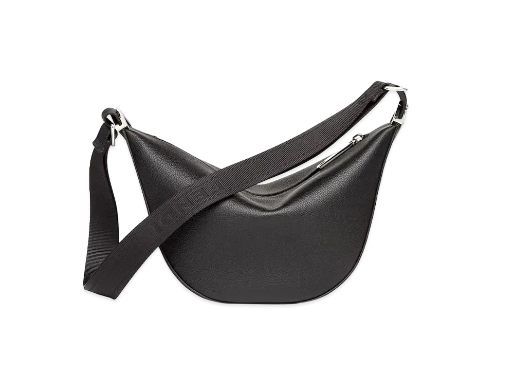 FENDI Roma Leather Fendi Melon Small "Black"