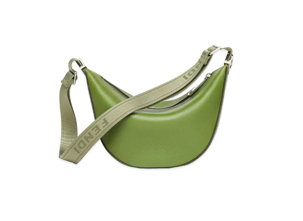 FENDI Roma Leather Fendi Melon Small "Green"