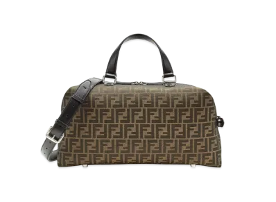 FENDI FF Eclissi Fendi Siesta Medium FF Jacquard Bag "Brown"
