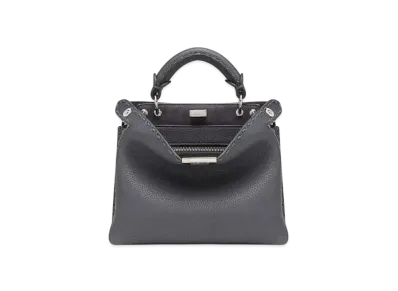 FENDI Selleria Peekaboo Soft Small Selleria Bag "Black"
