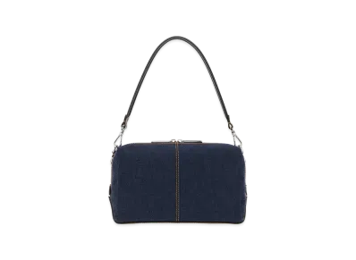 FENDI Denim Medium Lui Shoulder Bag "Blue"