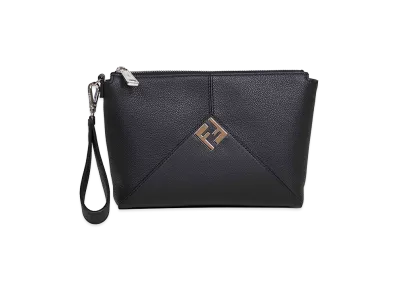 FENDI Leather Clutch "Black"