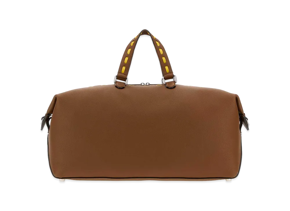 FENDI Leather Lui 45 Shopping Bag "Camel/Caramel"