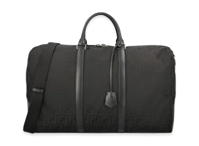 FENDI Fabric Large FF Travel Bag "Black"