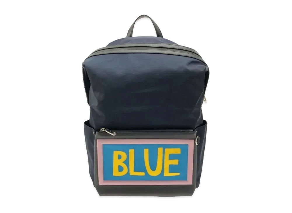 FENDI Vocabulary Backpack "Dark Navy"
