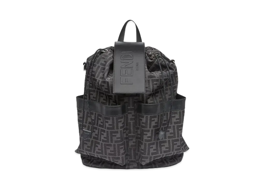 FENDI FF Jacquard Fendi Strike Medium "Black"