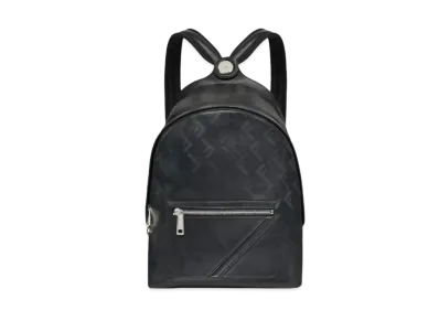 FENDI Fendi Chiodo Shadow Diagonal Leather Backpack "Black"