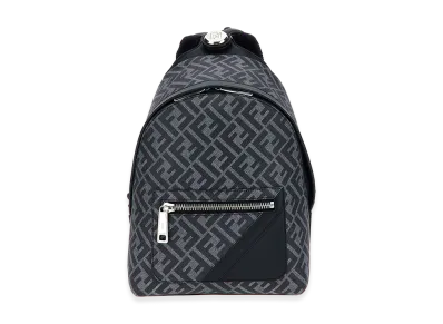 FENDI Chiodo Small Diagonal Backpack "Blue"