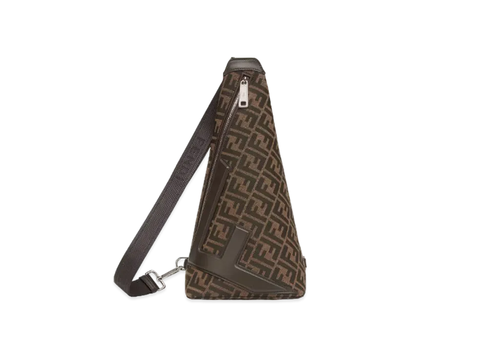 FENDI FF Jacquard Fendi Cono "Brown"