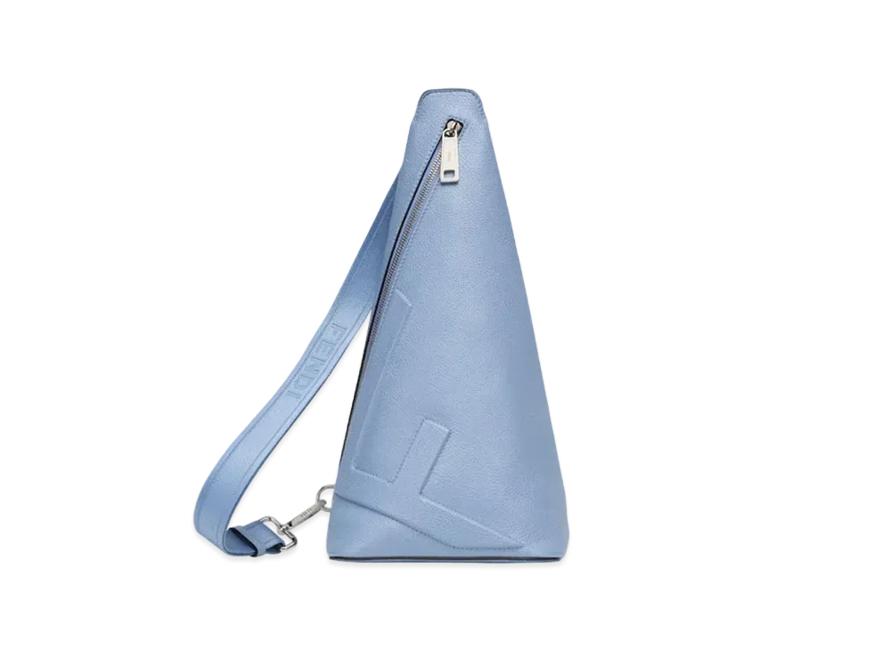 FENDI Roma Leather FENDI Cono "Light Blue"