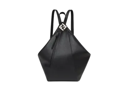 FENDI Roma Leather Fendi Melon Large "Black"