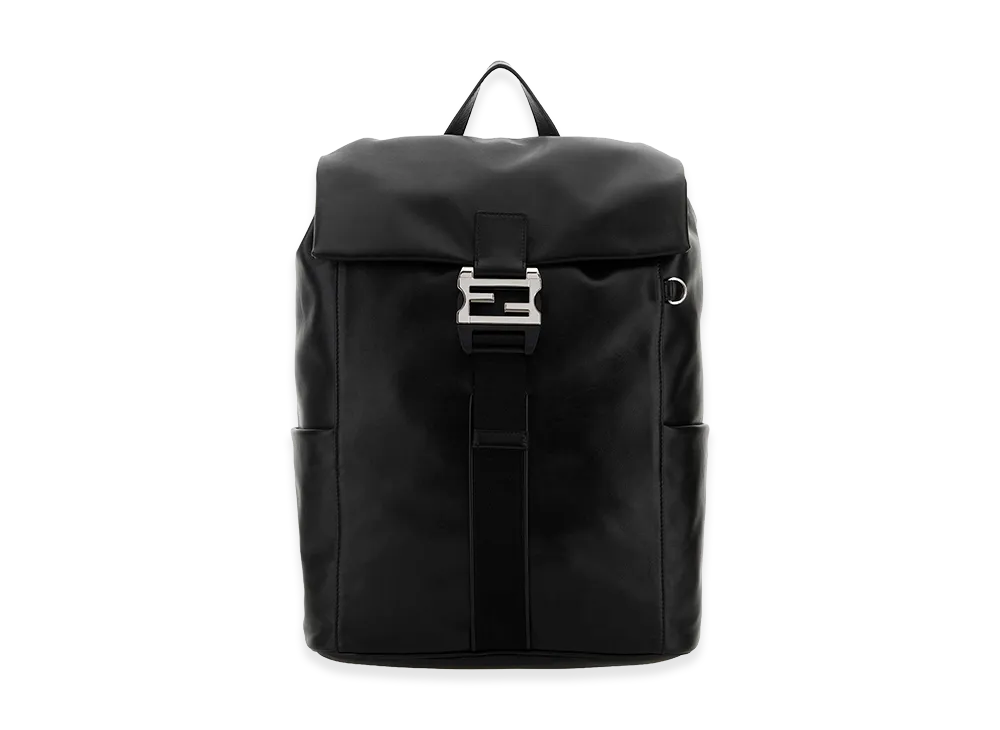 FENDI Leather Flux Backpack "Black"
