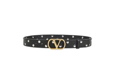 Valentino Garavani Women's Buckle Belt "Black"