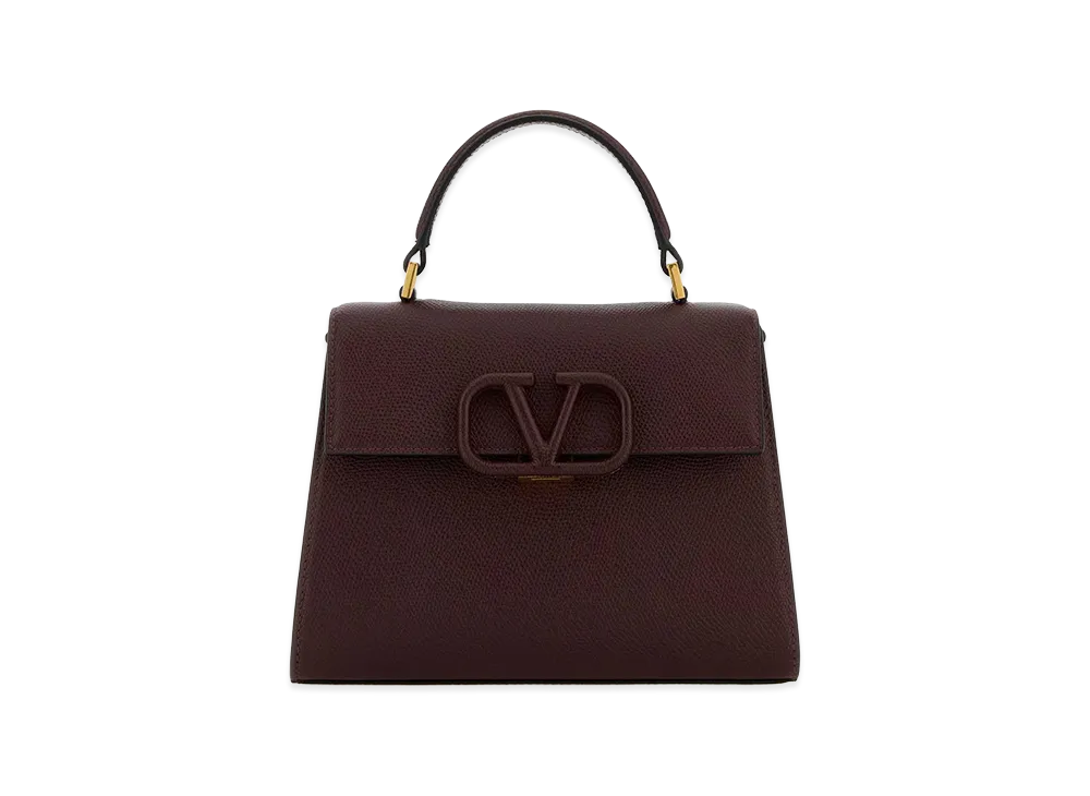 Valentino Women's Leather Small Vsling Handbag "Aubergine/Purple"