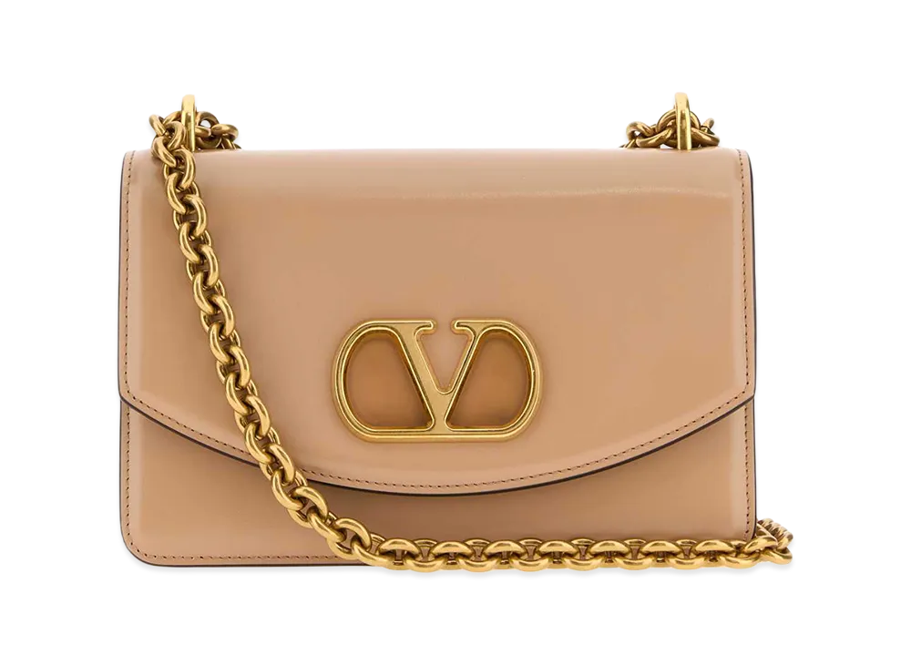 Valentino Women's Leather Small Vain Shoulder Bag "Skin Pink"