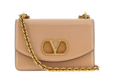 Valentino Women's Leather Small Vain Shoulder Bag "Skin Pink"