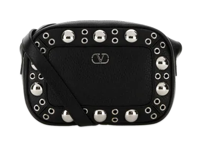 Valentino Women's Leather Nellcote Crossbody Bag "Black"