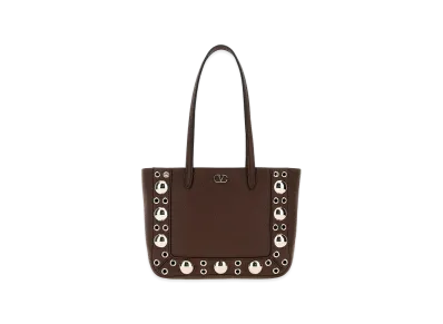 Valentino Women's Leather Nellcote Handbag "Brown"