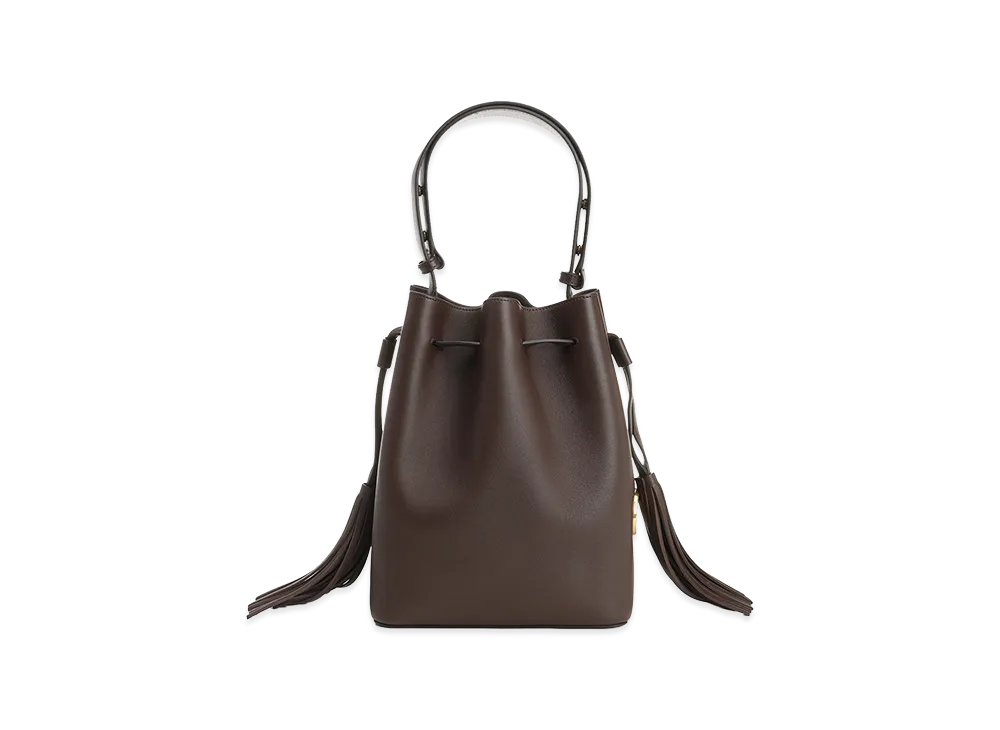 Valentino Women's "Vlogo Signature" Bucket Bag "Brown"