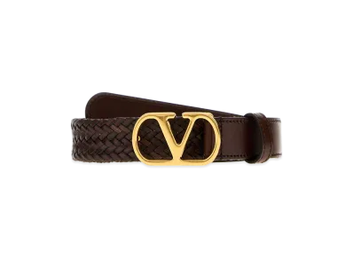 Valentino Women's Leather Belt "Brown"