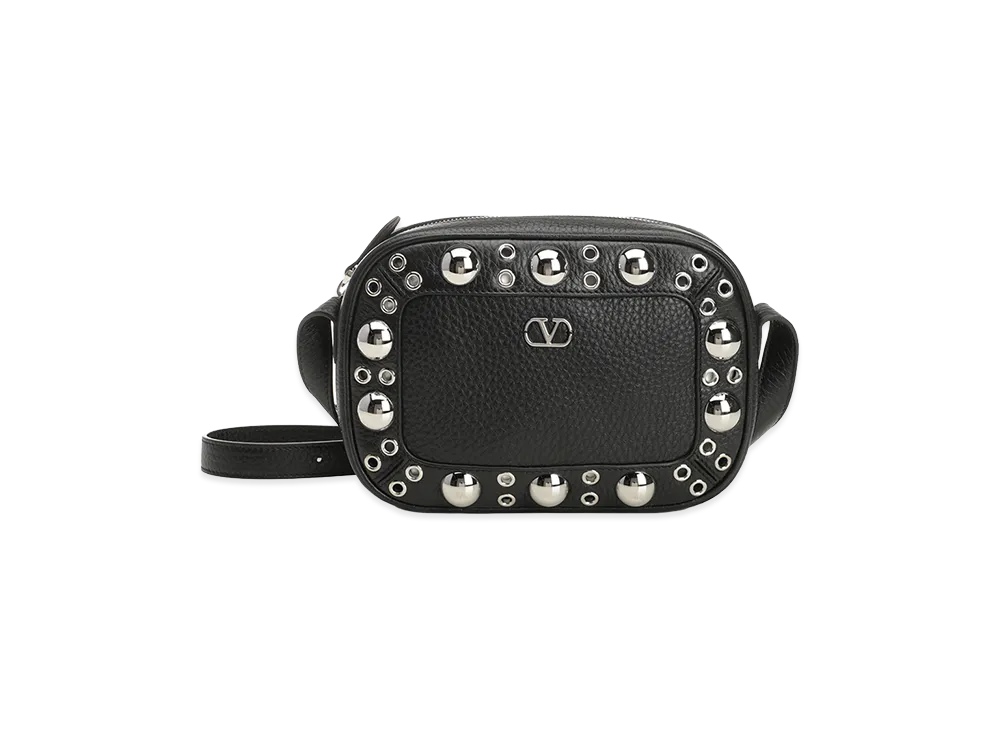 Valentino "Nellcote" Chain Shoulder Bag "Black"