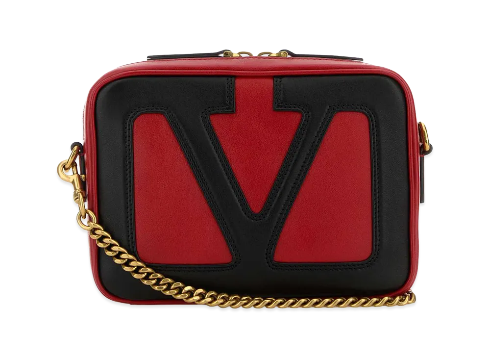 Valentino Nappa Leather Viva Superstar Crossbody Bag "Red"