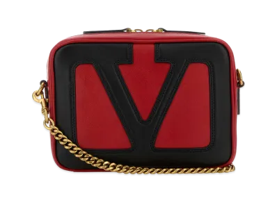 Valentino Nappa Leather Viva Superstar Crossbody Bag "Red"
