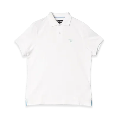 Barbour Lightweight Sports Polo Shirt "White"