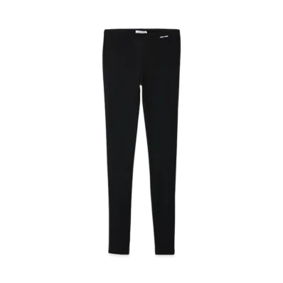 MIU MIU Women's Silk Jersey Pants "Black"