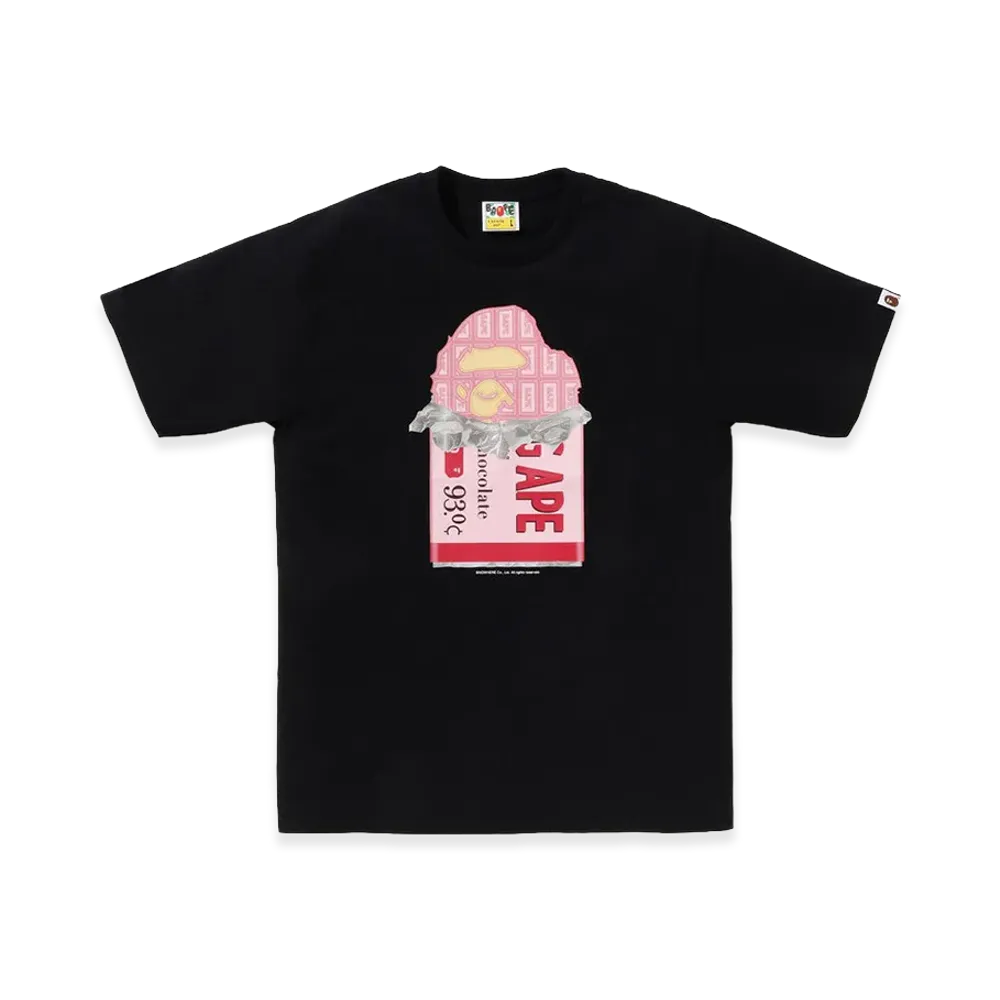 A BATHING APE Chocolate Bar Ape Head Tee "Black"