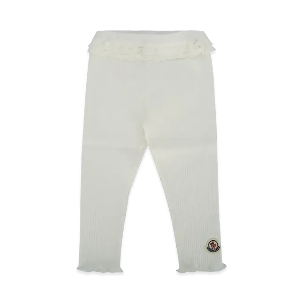 MONCLER Kids Sweat Bottoms "White"
