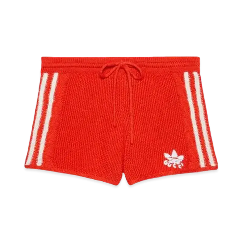 adidas x GUCCI Knit Shorts "Red"