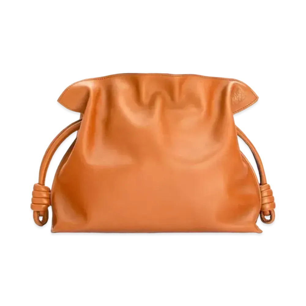 LOEWE Flamenco Clutch In Nappa Calfskin "Warm Desert"