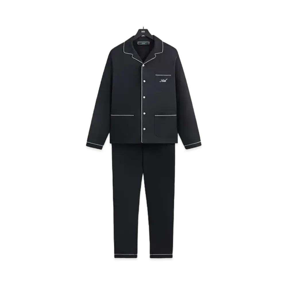 Kith Kithmas Script Pajama Set "Black"
