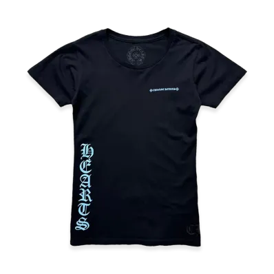 Chrome Hearts Blue Logo S/S T-Shirt "Black"