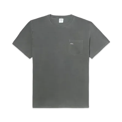 Noah Core Logo Pocket Tee "Charcoar"