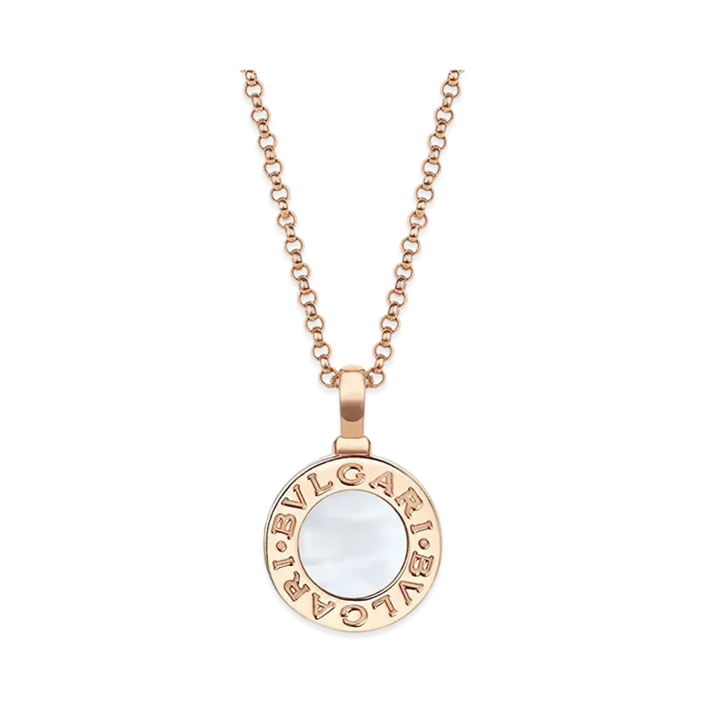 BVLGARI Bvlgari Bvlgari Necklace Mother of Pearl 18K "Pink Gold"